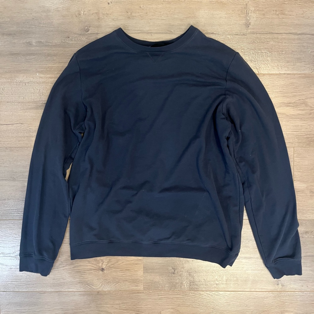 Mens Travis Mathew Long Sleeve Blue Pullover